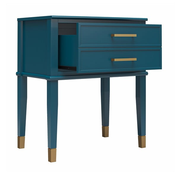 Tmavě modrý noční stolek Westerleigh – CosmoLiving by Cosmopolitan-image-4