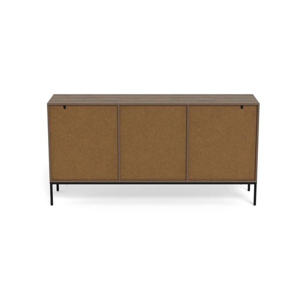 Komoda v dekoru dubu v tmavě přírodní barvě 158x80x40 cm Palmdale – Actona-image-3