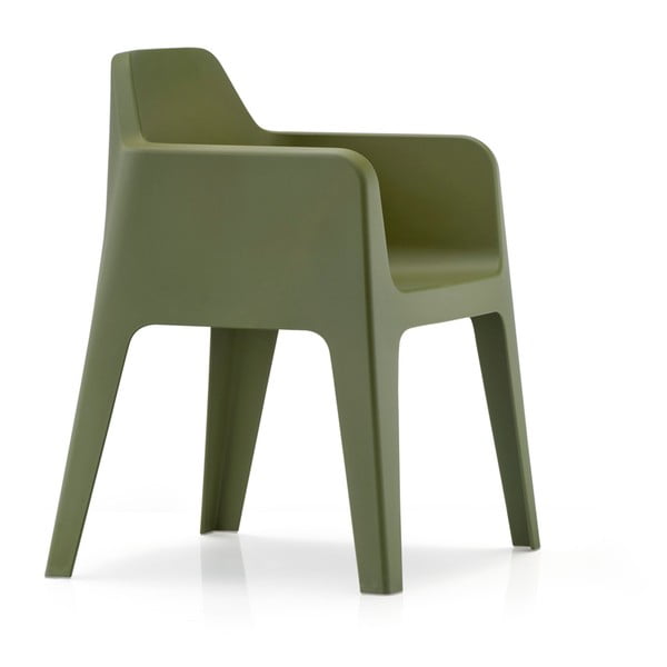 Zelená židle Pedrali Plus