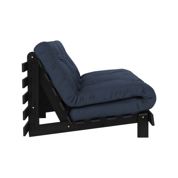 Tmavě modrá rozkládací pohovka 160 cm Roots Black Night – Karup Design-image-4