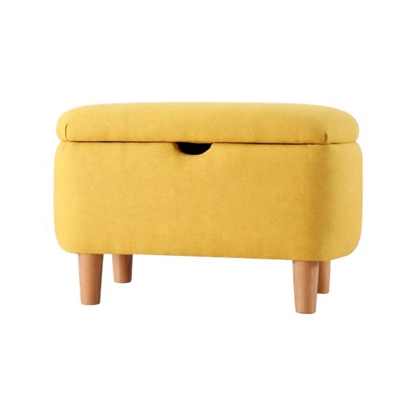 Žlutá dětská lavice Moouv – Hanah Home