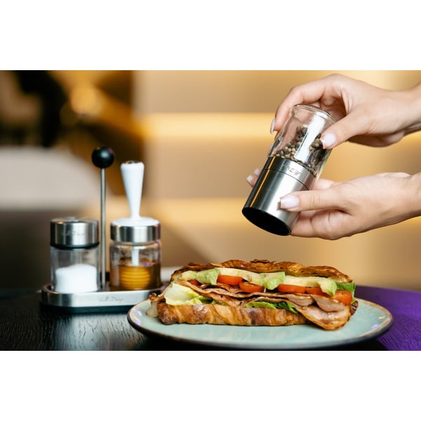 Slánka a pepřenka se stojánkem Soho – Vialli Design-image-1