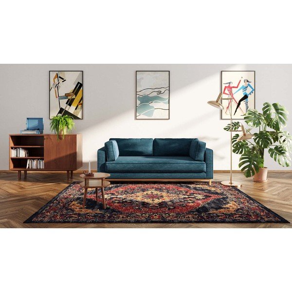 Tmavě modrá pohovka 222 cm Celerio – Ame Yens-image-1