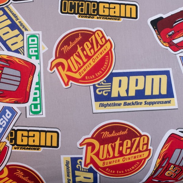 Červené bavlněné dětské povlečení na jednolůžko 140x200 cm Cars "Legend" – Jerry Fabrics-image-4