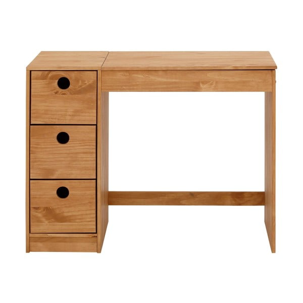 Pracovní stůl z borovicového dřeva 50x100 cm Alpi – Støraa