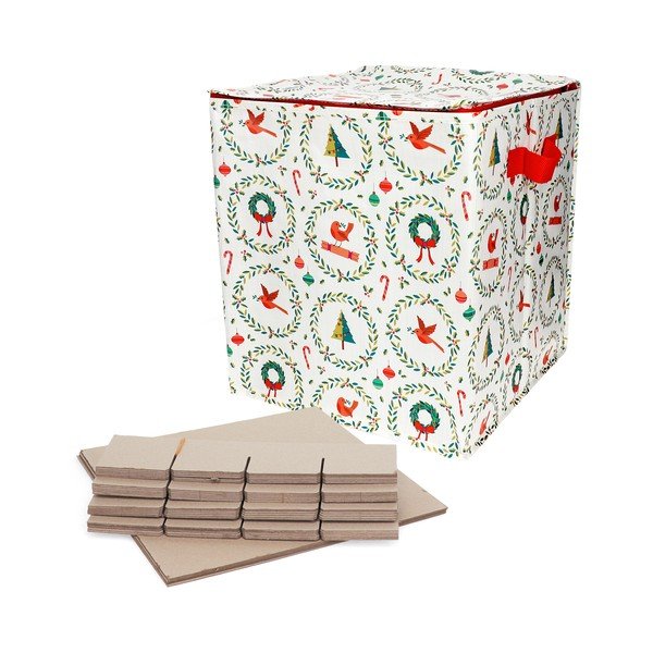 Úložný box na oblečení z recyklovaného plastu 32x32x35 cm Classic Christmas – Rex London