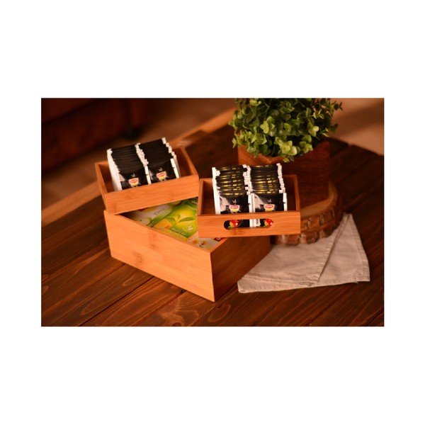 Konferenční stolek s deskou z dubového dřeva a mramoru, ø 80 cm-image-3