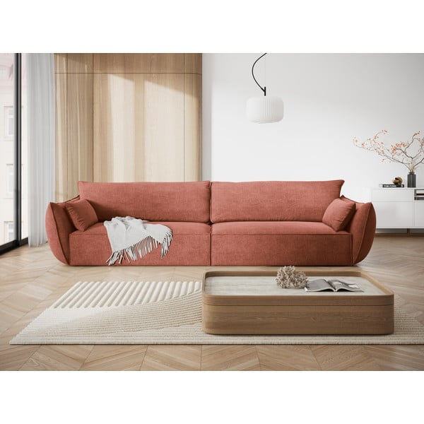 Červená pohovka 248 cm Vanda – Mazzini Sofas-image-1