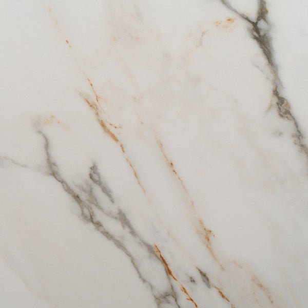 Rozkládací jídelní stůl s deskou v dekoru mramoru s přídavnou deskou 90x180 cm Rocía – Ixia-image-4