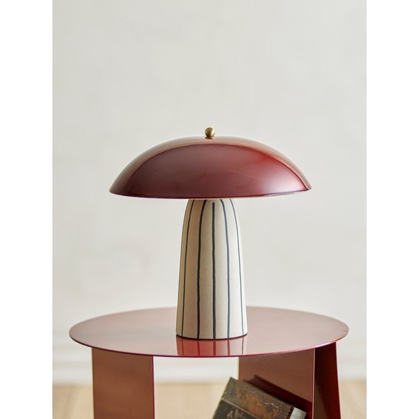 Keramická stolní lampa s kovovým stínidlem (výška 32 cm) Arvid – Bloomingville-image-2