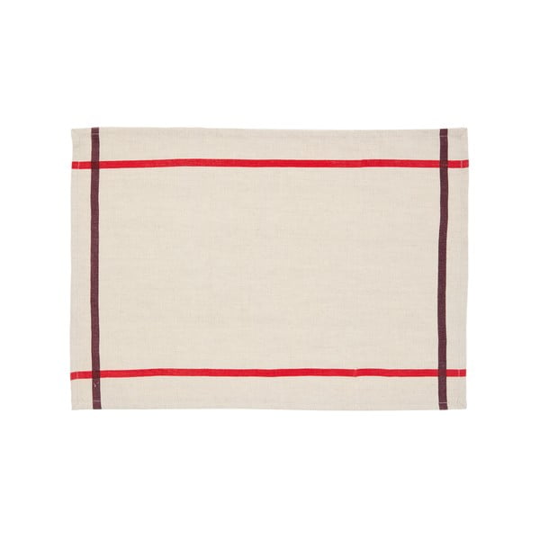 Prostírání v sadě 2 ks s příměsí lnu 35x50 cm Delma – Kave Home-image-2