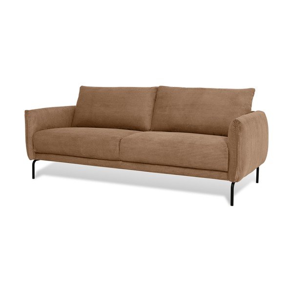Světle hnědá manšestrová pohovka 212 cm Venray – Scandic-image-1