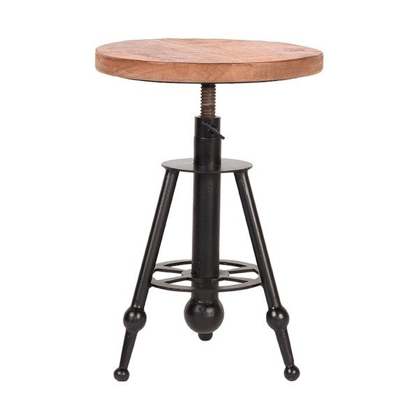 Barová stolička z mangového dřeva LABEL51 Solid-image-1