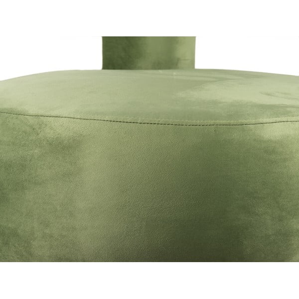 Světle zelené sametové křeslo Abrazo – Leitmotiv-image-4