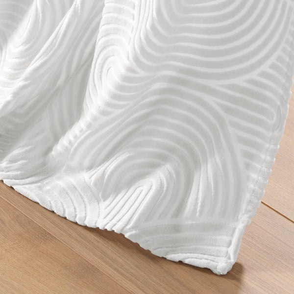 Bílý sametový závěs 135x260 cm Eva – douceur d'intérieur-image-4