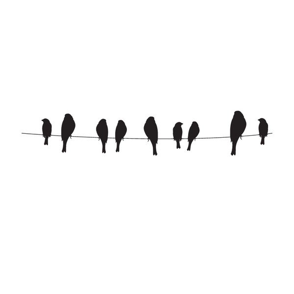 Samolepkový věšák Birds-image-1