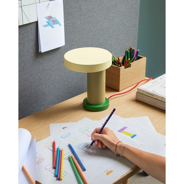 Zelená stolní lampa (výška 25 cm) Magic – Hübsch-image-1