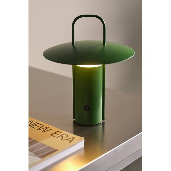 Zelená kovová LED stmívatelná stolní lampa (výška 24 cm) Venna – Jotex-image-1