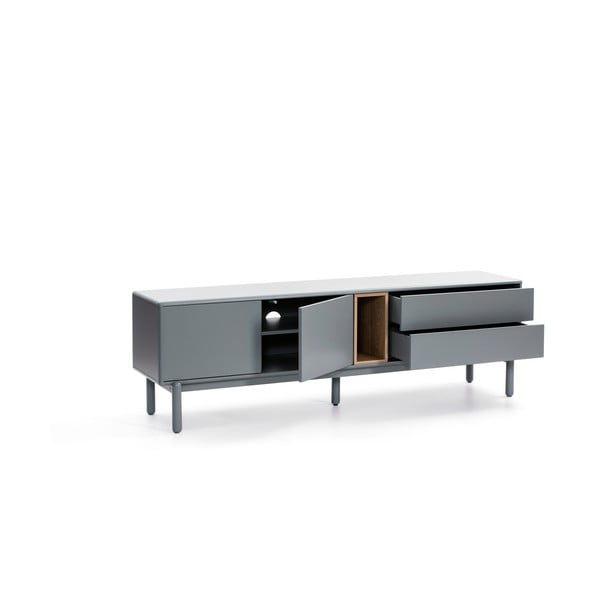 Modro-šedý TV stolek 180x56 cm Corvo – Teulat-image-3