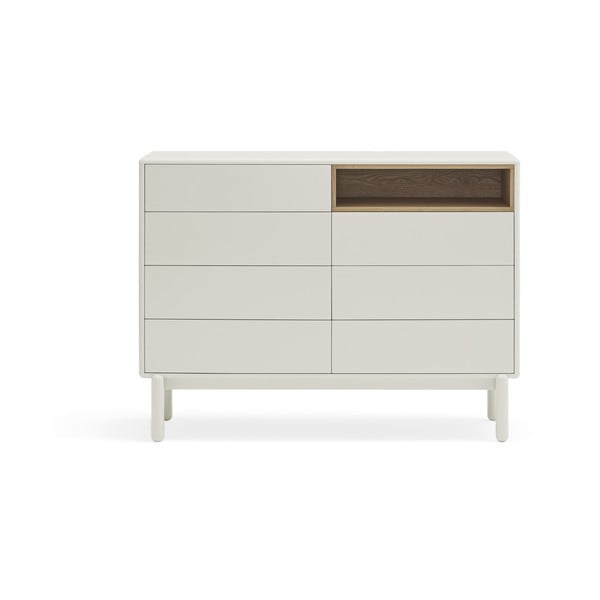 Bílá komoda 120x90x40 cm Corvo – Teulat