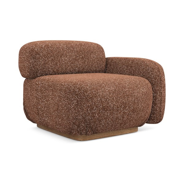 Oranžový/hnědý modul pohovky (pravý roh) Ailani – Makamii-image-2