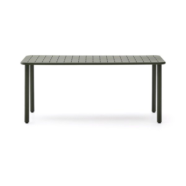 Ocelový zahradní jídelní stůl 90x180 cm Brai – Kave Home-image-2