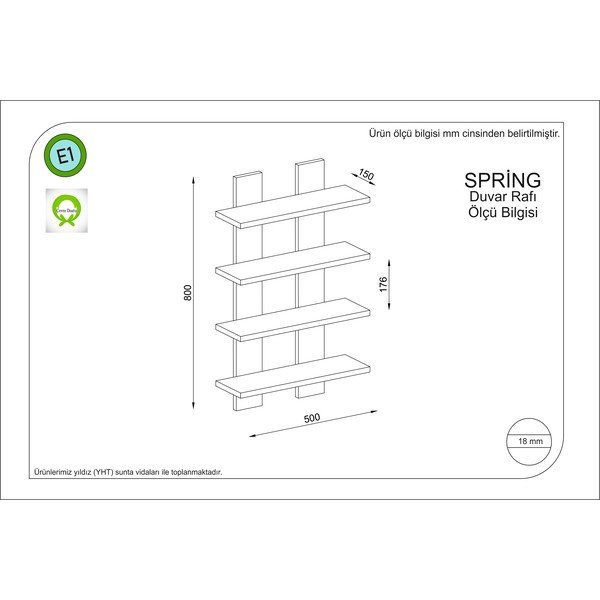 Bílá patrová police Spring – Gauge Concept-image-2