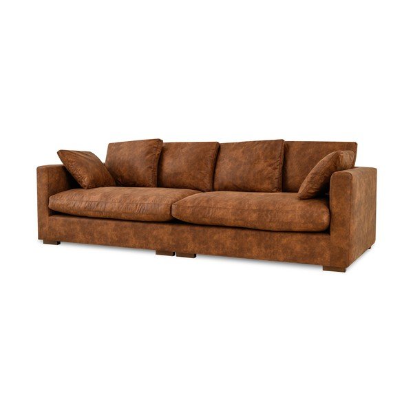 Koňakově hnědá pohovka 266 cm Comfy – Scandic-image-2