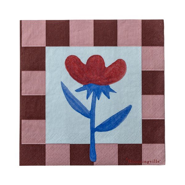 Papírové ubrousky v sadě 20 ks 33x33 cm Vinia – Bloomingville