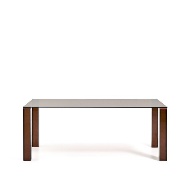 Skleněný jídelní stůl 100x200 cm Adularia – Kave Home-image-2