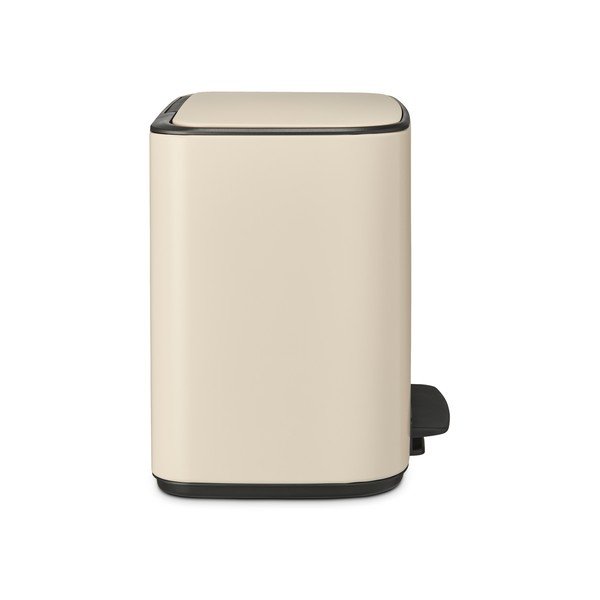 Béžový nášlapný ocelový odpadkový koš 36 l Bo – Brabantia-image-2