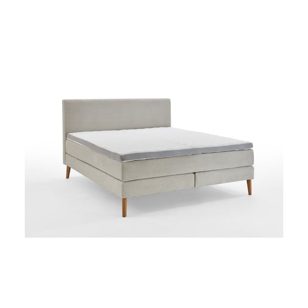 Béžová boxspring postel 160x200 cm Linea – Meise Möbel-image-3