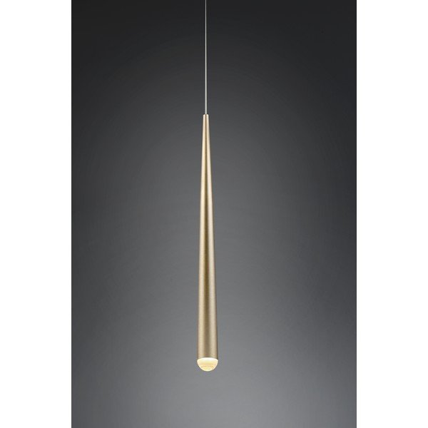 LED závěsné svítidlo ve zlaté barvě ø 14 cm Cala – Trio Select-image-1