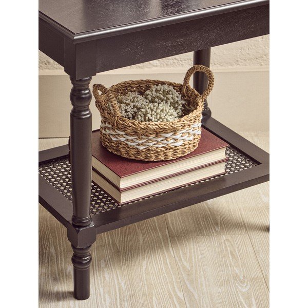 Černý konferenční stolek 60x120 cm Heritage – Premier Housewares-image-4