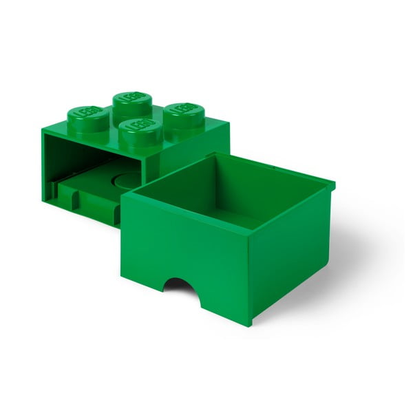 Zelený úložný box s šuplíkem LEGO®-image-2
