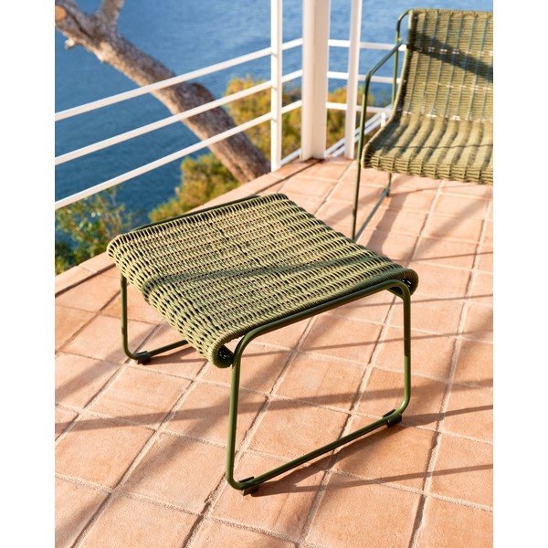 Zelená zahradní podnožka Maurina – Kave Home-image-3