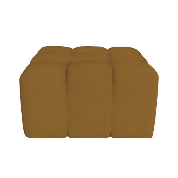 Hořčicově žlutá podnožka Mazzini Sofas Lotus-image-1
