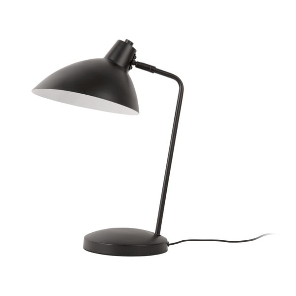 Černá stolní lampa s kovovým stínidlem (výška 49 cm) Casque – Leitmotiv