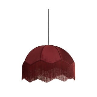 Vínové závěsné svítidlo s textilním stínidlem ø 50 cm Malacia – Light & Living