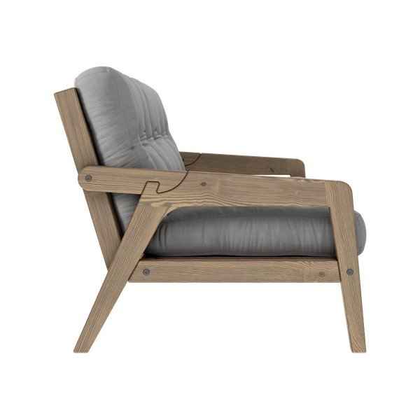 Šedá rozkládací pohovka 204 cm Grab - Karup Design-image-4