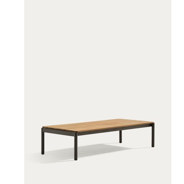 Zahradní konferenční stolek z teakového dřeva 63x149 cm Sorells – Kave Home-image-4