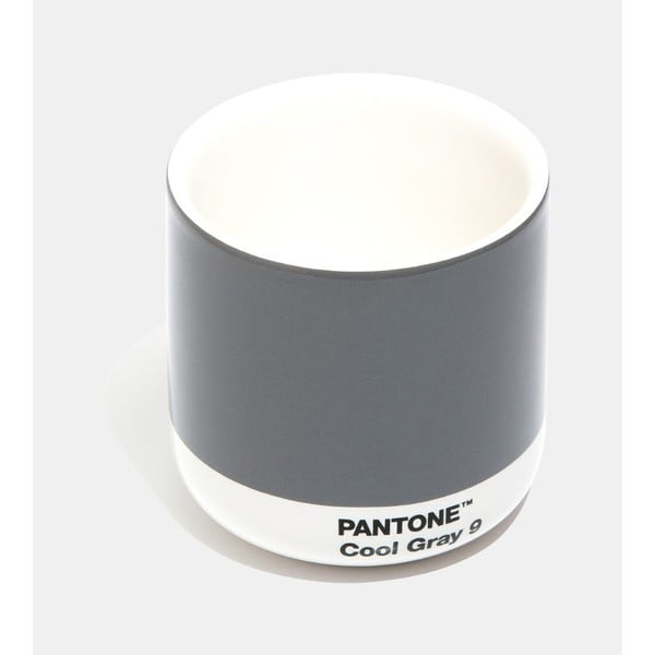 Tmavě šedý keramický hrnek 175 ml Cortado Coold Gray 9 – Pantone