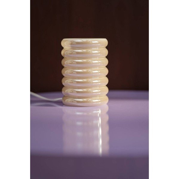 Krémová skleněná stolní lampa (výška 16 cm) Apelqvist – Jotex-image-2