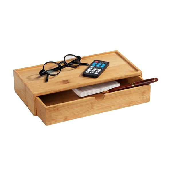 Bambusový úložný box s přihrádkou Wenko Terra-image-2