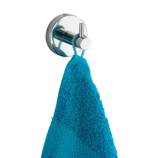 Nástěnný háček z nerezové oceli v leskle stříbrné barvě Bosio – Wenko-image-2