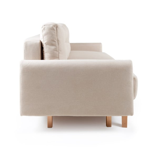 Béžová rozkládací pohovka Bonami Selection Pop-image-3