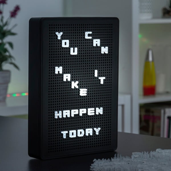 Černá LED světelná tabule s písmenky InnovaGoods-image-2