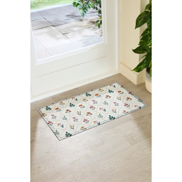 Rohožka z PVC 40x70 cm Vintage Floral Stamp – Artsy Doormats-image-2
