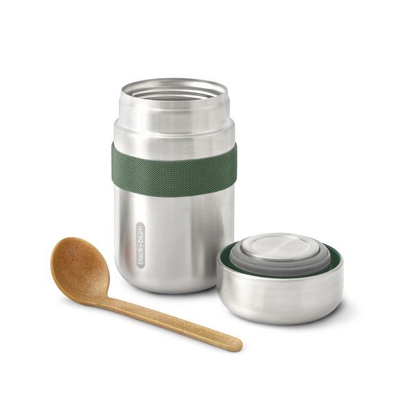 Termoska na jídlo z nerezové oceli ve stříbrné barvě 400 ml – Black + Blum-image-3