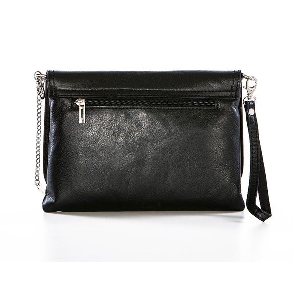 Kožené psaníčko Souvage Black-image-2